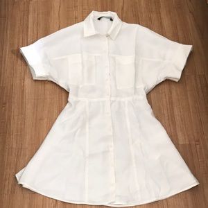 Zara White Dress